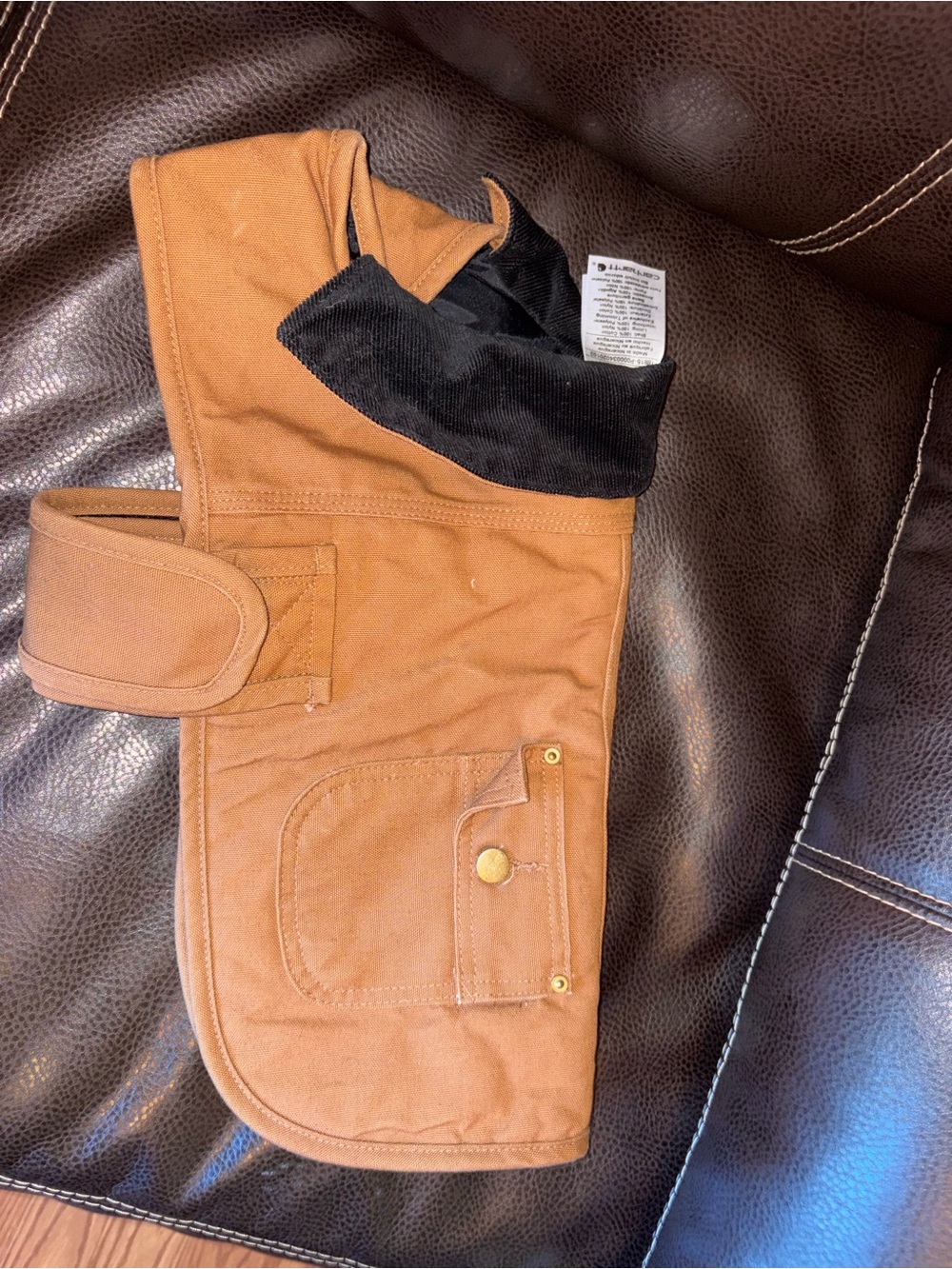 Brown Carhartt Dog Coat Jacket